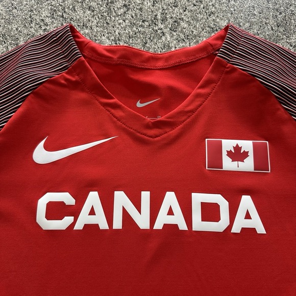 Nike Pro Elite Team Canada Jersey Mens Small Track & Field Made in USA CI7391 - Picture 2 of 8